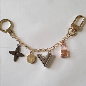 Gold and Silver Keychain